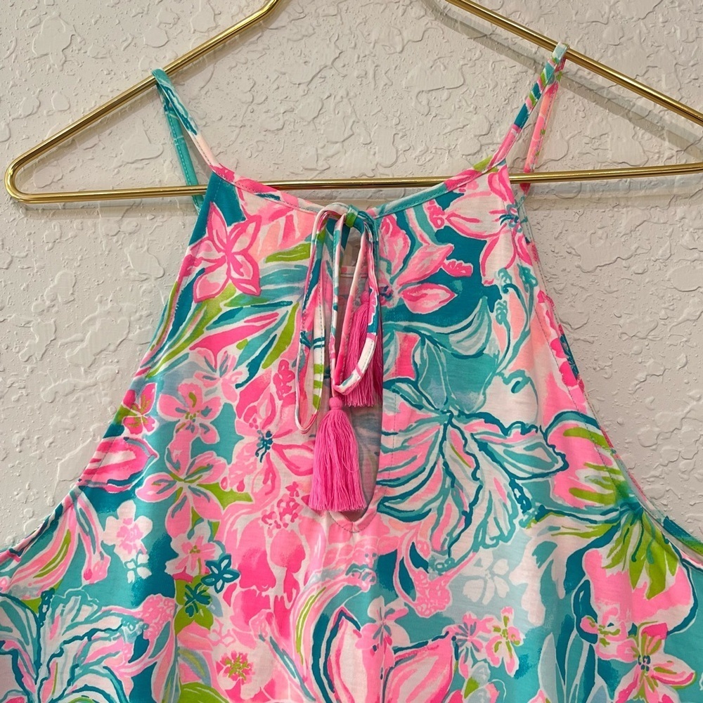 Lilly Pulitzer Margot Halter Swing Dress Hot on the Scene Print XL - Picture 4 of 9